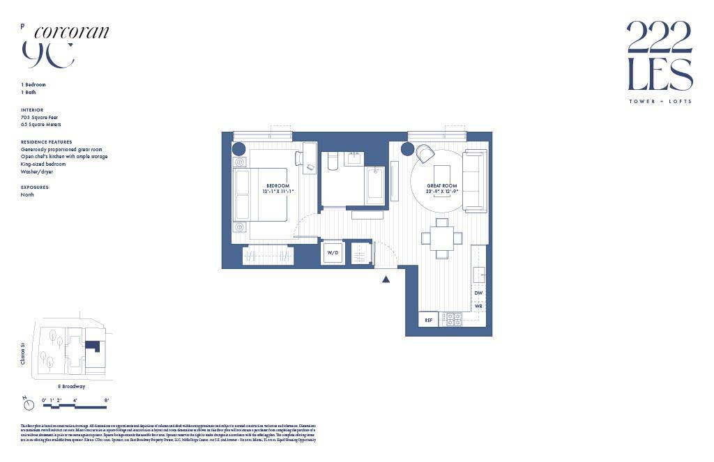 NEW INCENTIVE Sponsor offering 5 YEARS paid Common Charges for a LIMITED time Please reach out for more details This well appointed corner exposure 706SF one bedroom one bath home ...