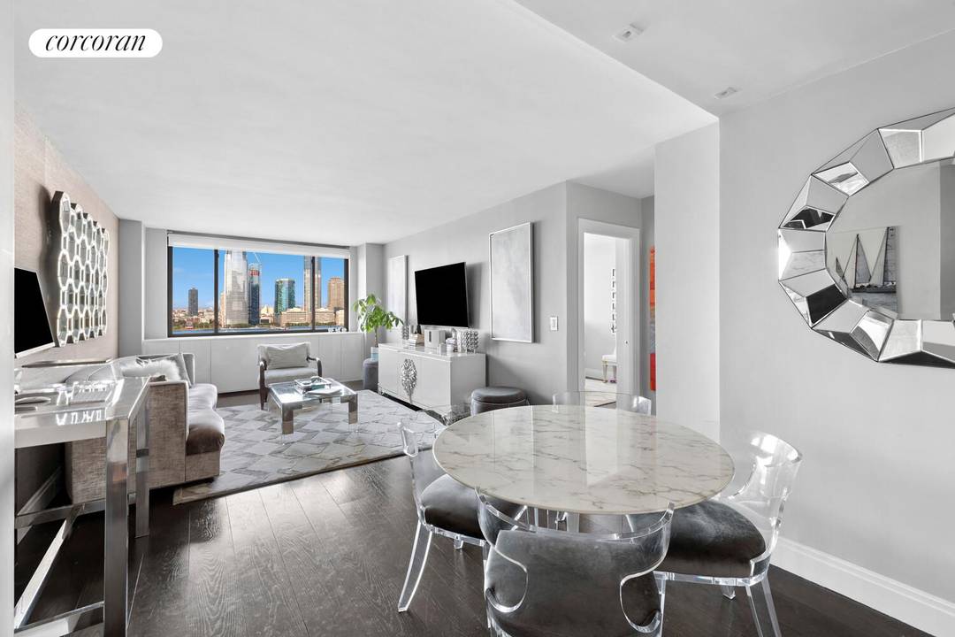 Welcome to this sun flooded, high floor corner residence at Liberty House, 377 Rector Place one of Battery Park City's most coveted full service condominiums.