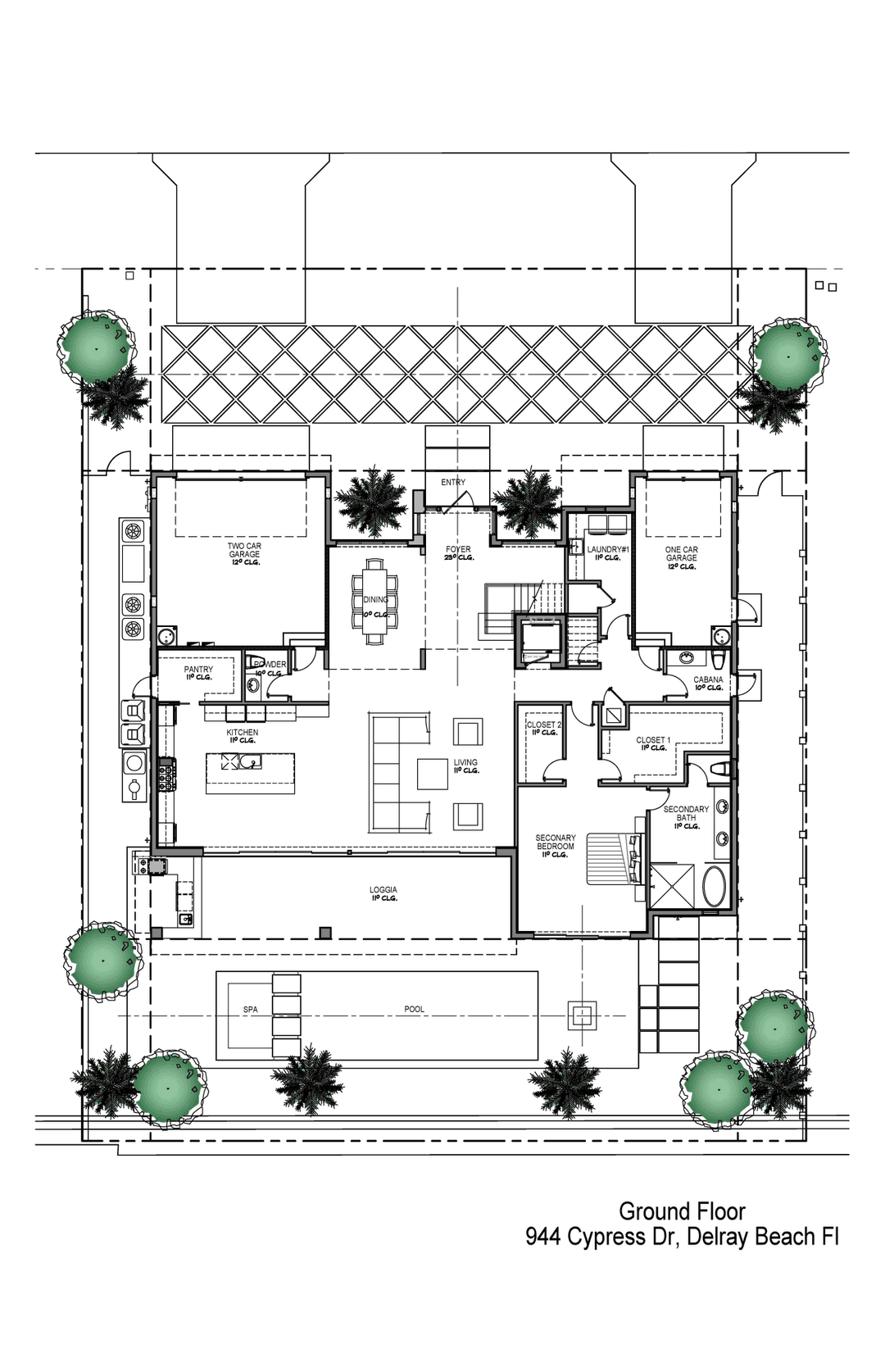 Welcome to 944 Cypress, an exceptional modern estate offering 7, 937 total square feet of thoughtfully designed living space.