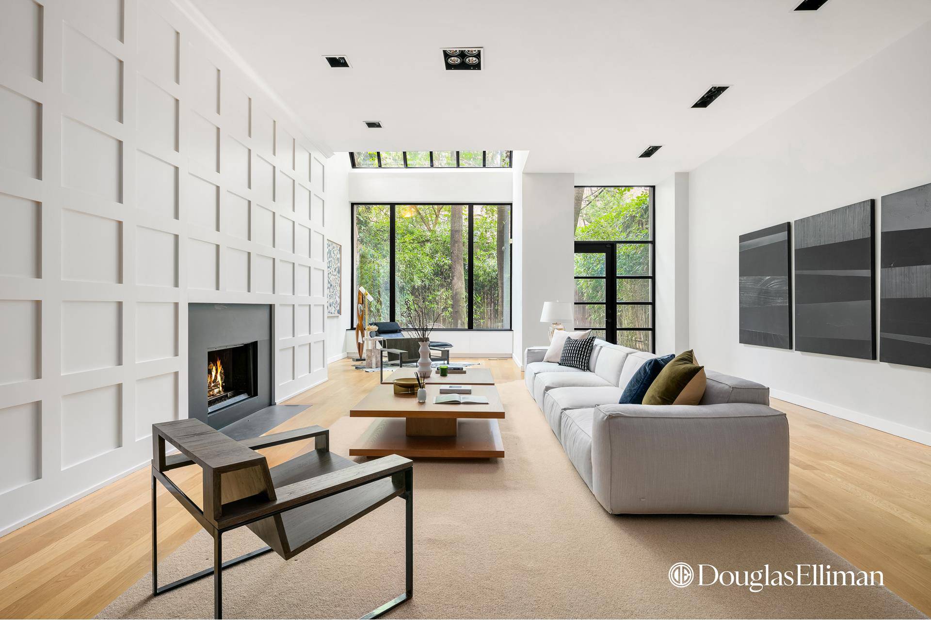 West Village Mansion with 2 Car Garage and Stunning Entertainment Spaces 196 W Houston is a contemporary 25 foot wide townhouse offering a discreet life of private luxury in the ...