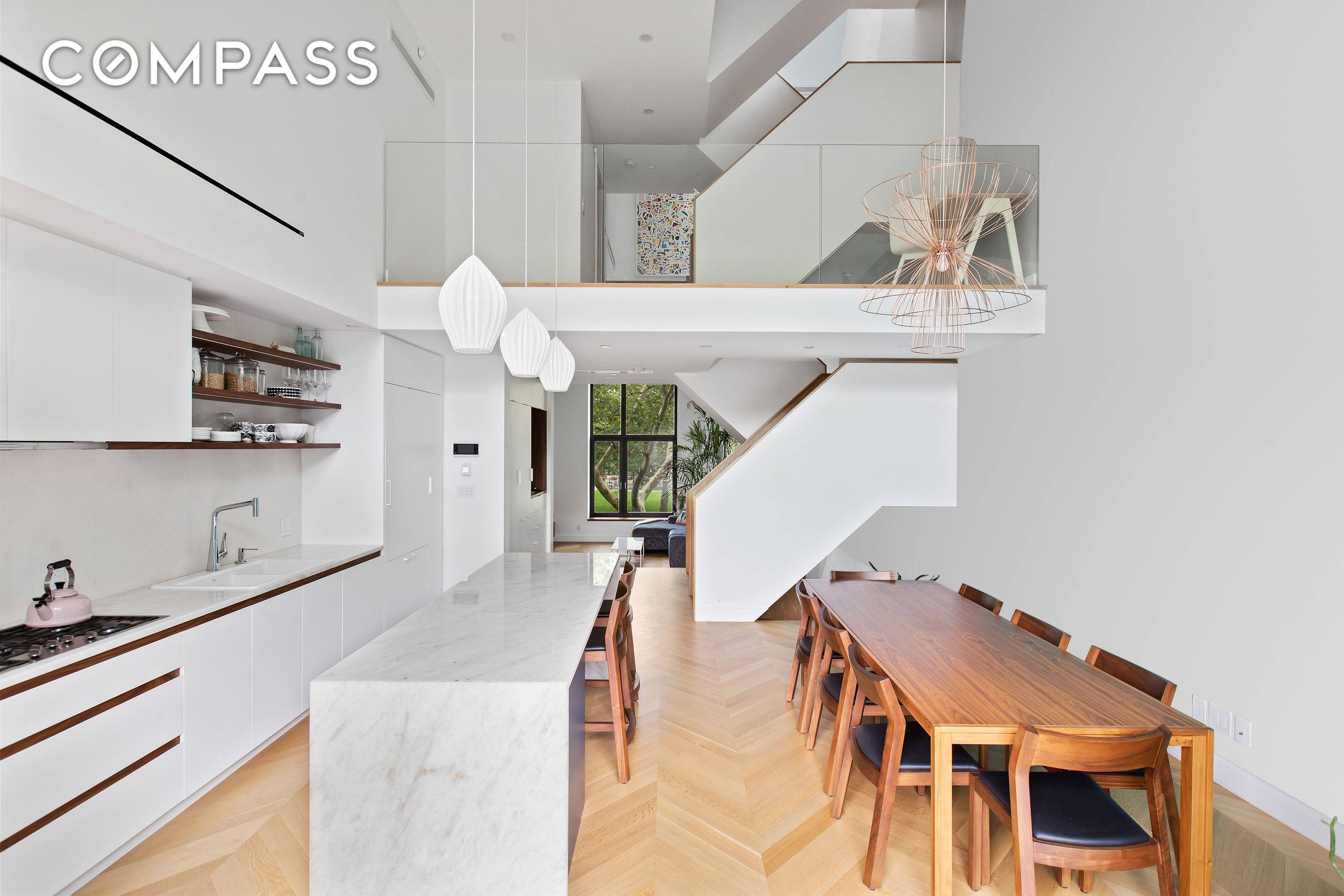 Step into a world where contemporary design harmonizes with classic Brooklyn character at this stunning residence on 42 Sharon Street.