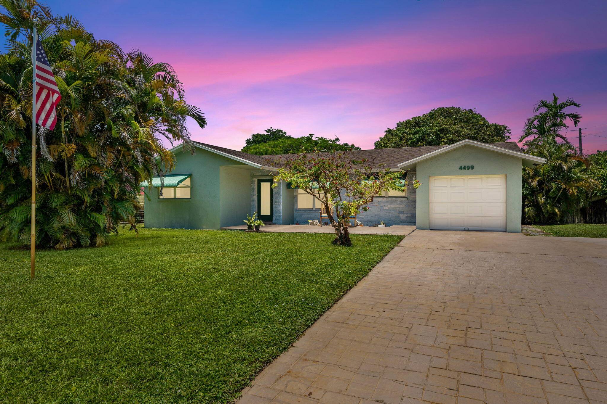 Located on nearly 0. 4 acres in east Boca !