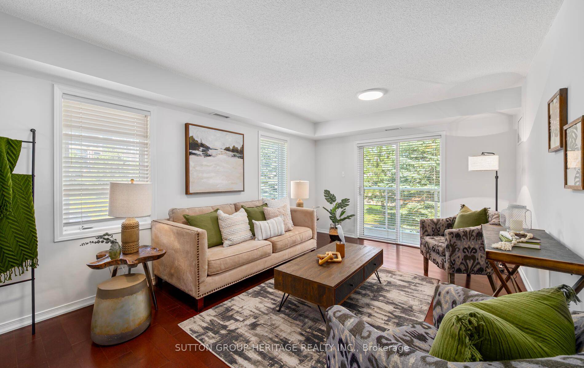 This light filled 2 bedroom end unit in Bowmanvilles Aspen Springs community is a rare find especially with its private garage, second parking space, and exclusive locker included.