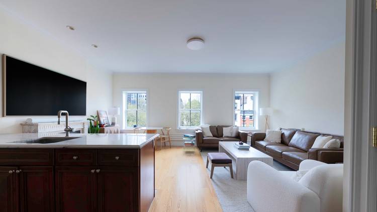Elevate your lifestyle in this stunning three bedroom duplex residence with an expansive 1000 square foot, private, outdoor space.