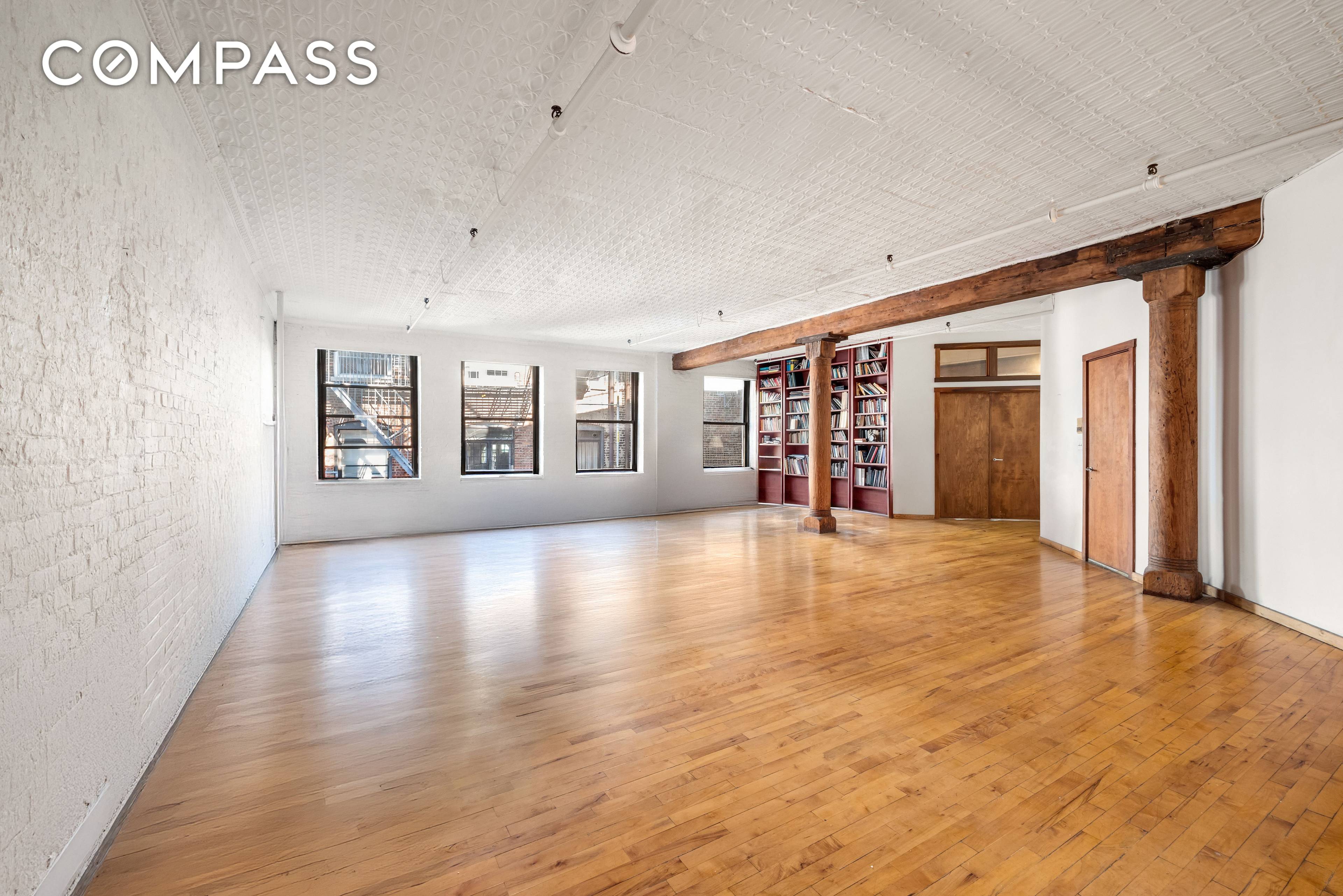 It is rare today to find an exquisite, spacious old school style loft in downtown Manhattan.