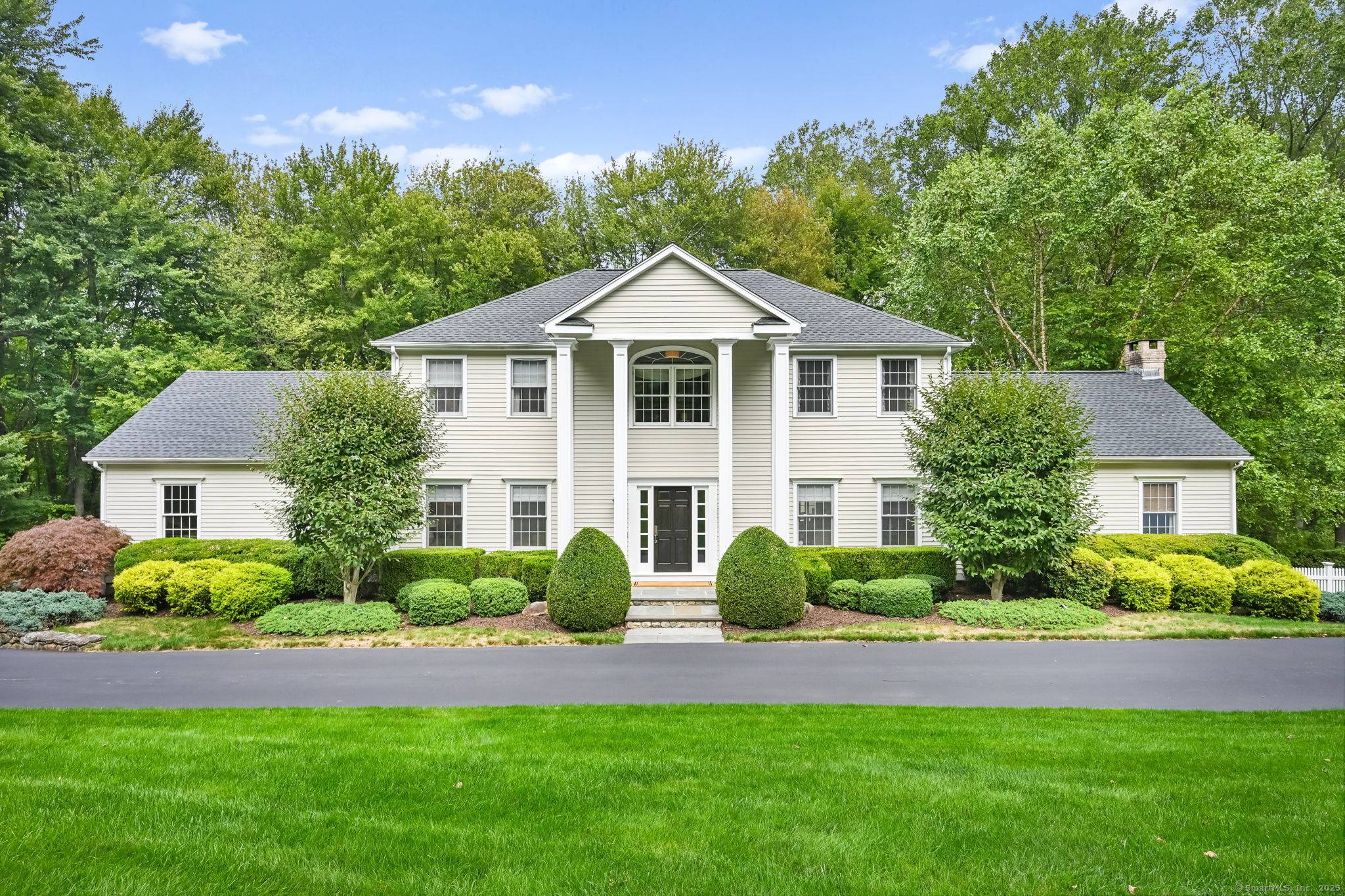 Welcome to this beautifully updated 4 bedroom Colonial in a sought after Greenfield Hill neighborhood, surrounded by rolling lawns and tree lined streets.