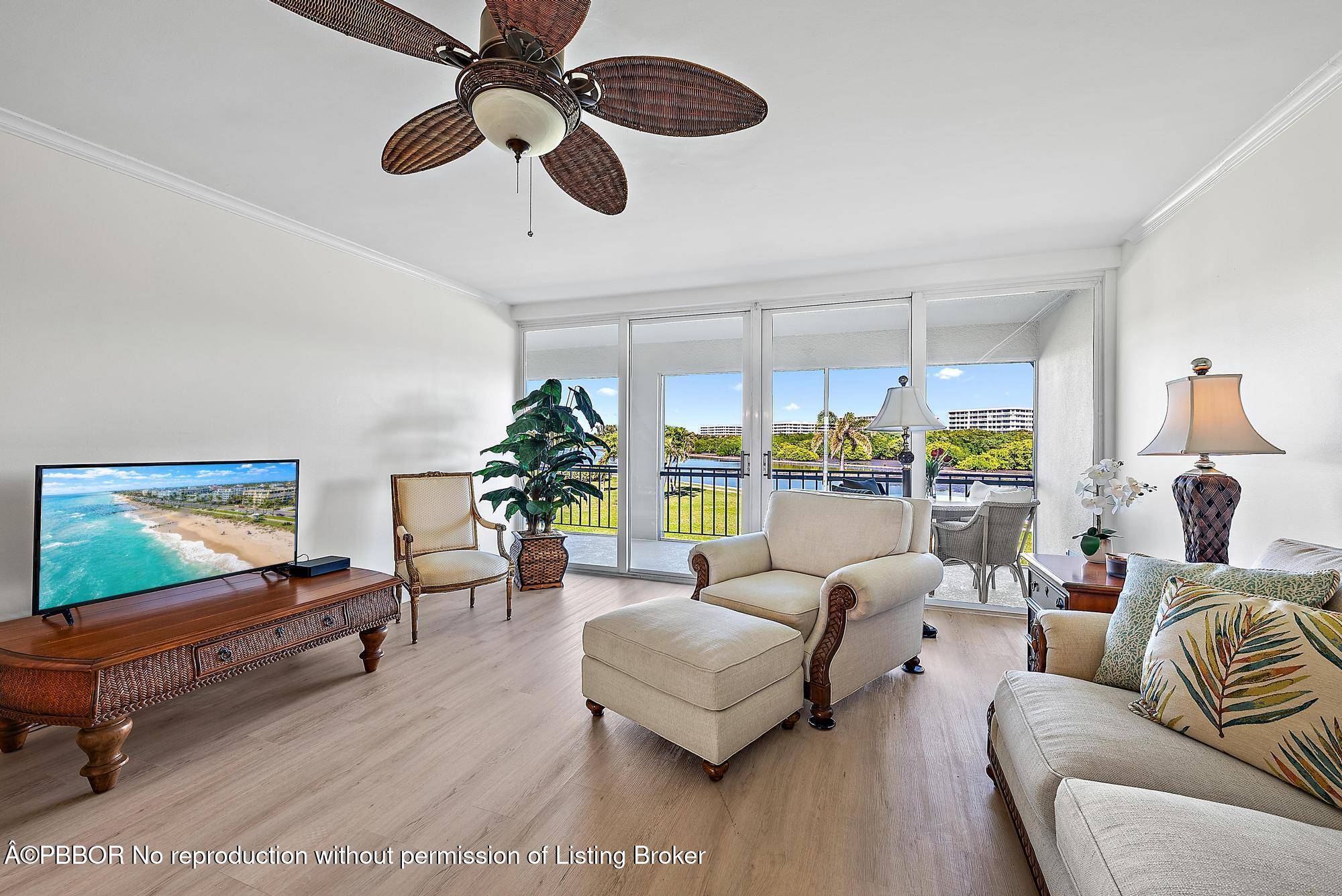 Newly Renovated Chateau Chantilly Ibis Isle Condo with stunning lagoon views from all rooms.