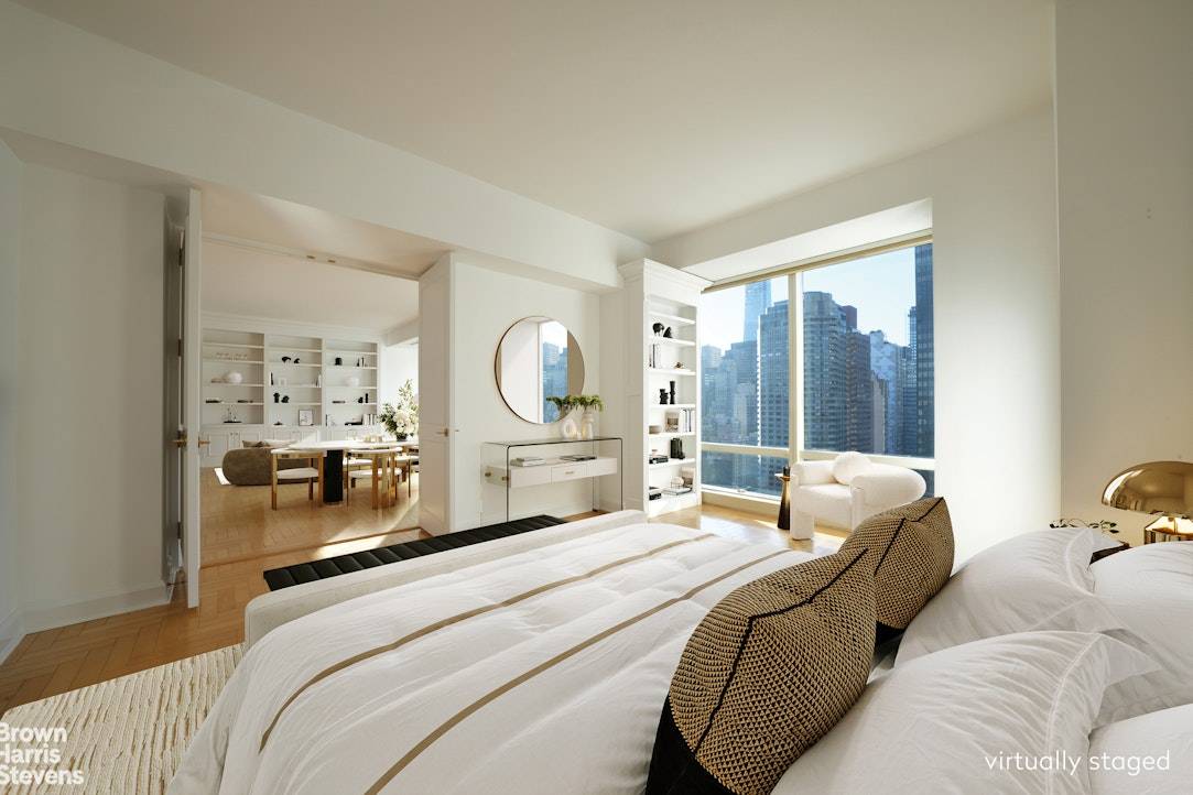 Rarely Available Exquisite 32nd Floor Residence with Iconic Views Welcome home to this sleek and sophisticated 2 bedroom, 2.