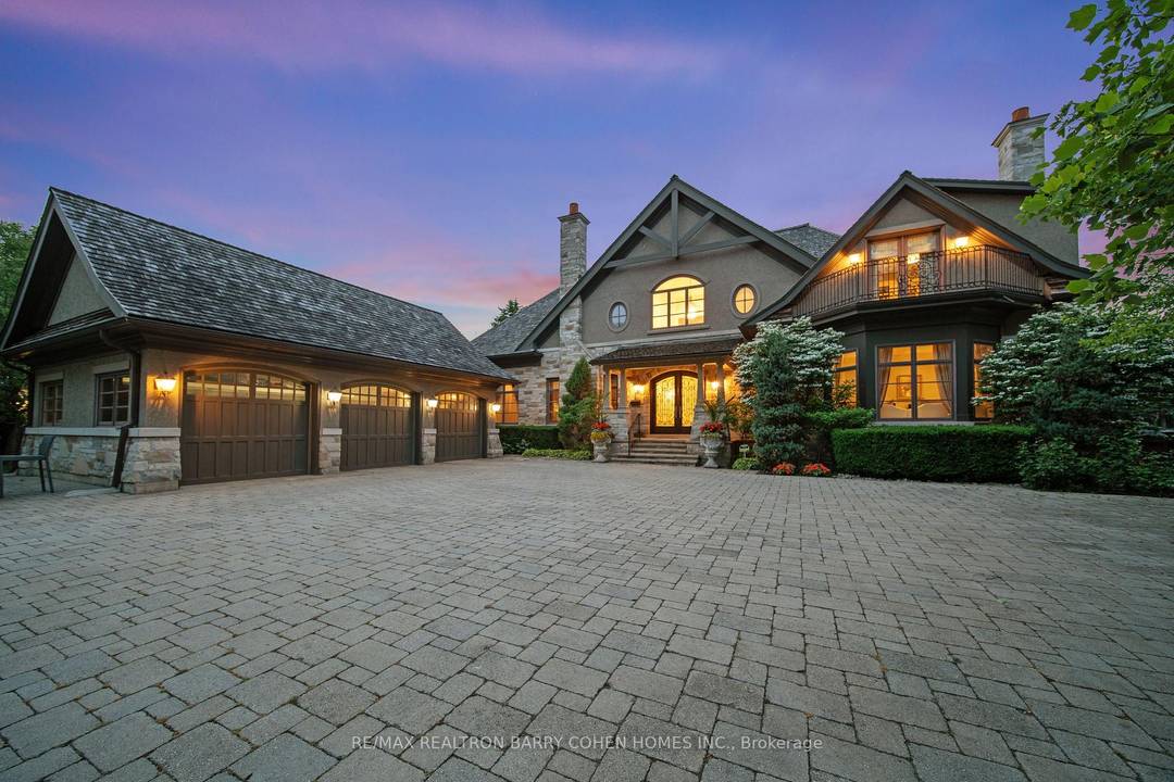 Landmark Estate Backing Onto The Prestigious Thornhill Golf And Nestled On Its Expansive South Facing Lot.