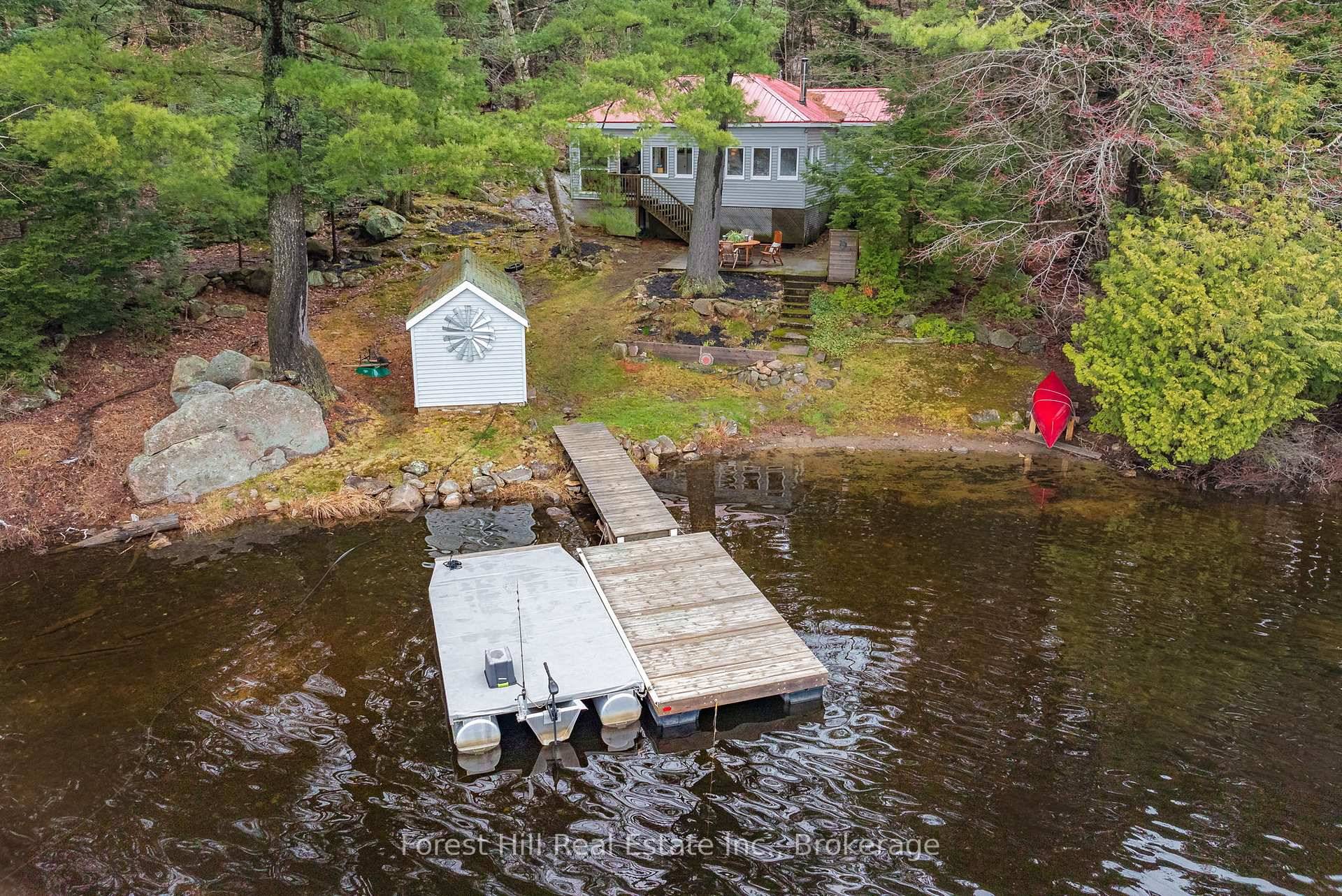 If you've been looking for a unique and special property on a quiet, tranquil, spring fed lake in Muskoka, then this is The One !