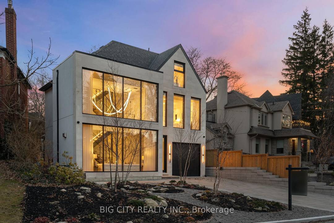 Architecturally significant transitional masterpiece in the heart of Lawrence Park.