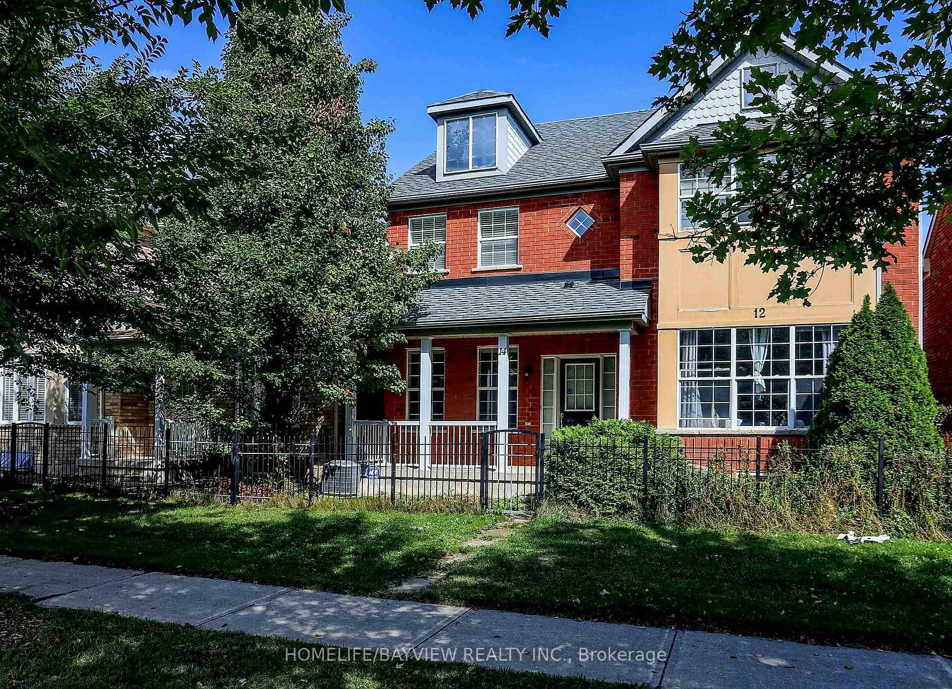 Move in Ready Freehold Semi Detached With Finished Basement In The Prestigious Cornell Park Community !