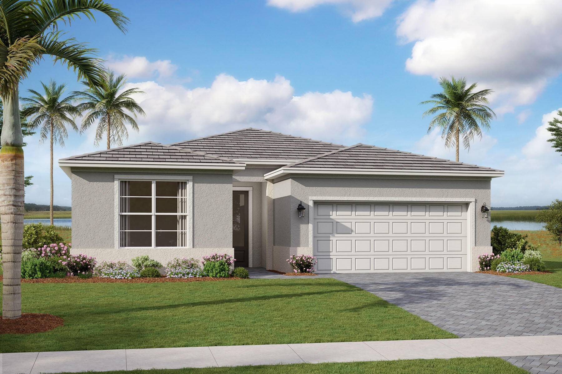 The popular 2 bedroom, 2 bathroom Haven floorplan in the Tranquility collection at Telaro feels roomy and inviting from the moment you step inside.
