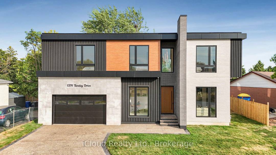 This newly built modern custom home offers over 5000 sqft.