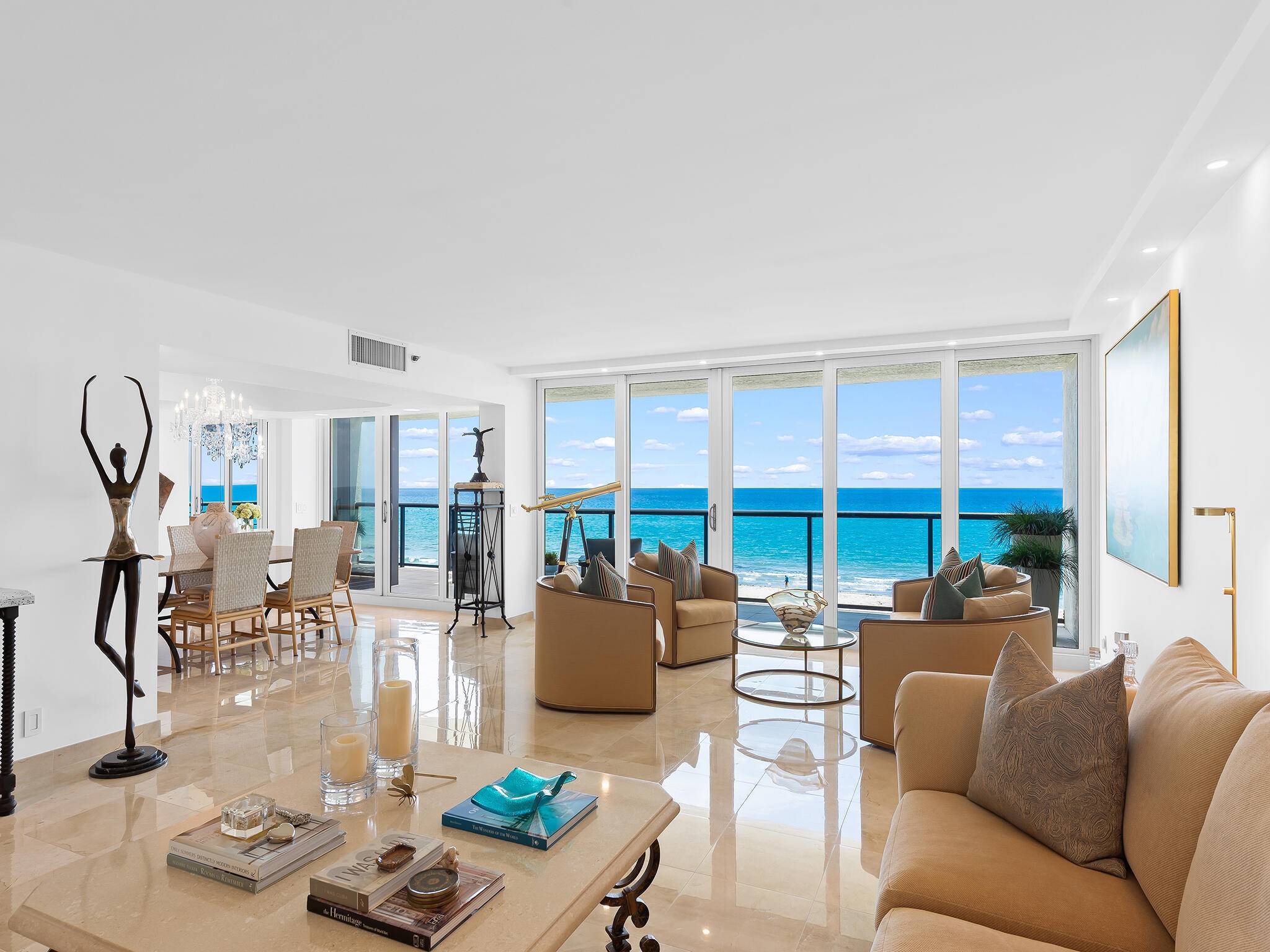 Villa Magna is a crown jewel in Highland Beach an ultra luxury, fully renovated oceanfront residence offering direct, unobstructed ocean views and over 2, 500 sq ft of refined living.
