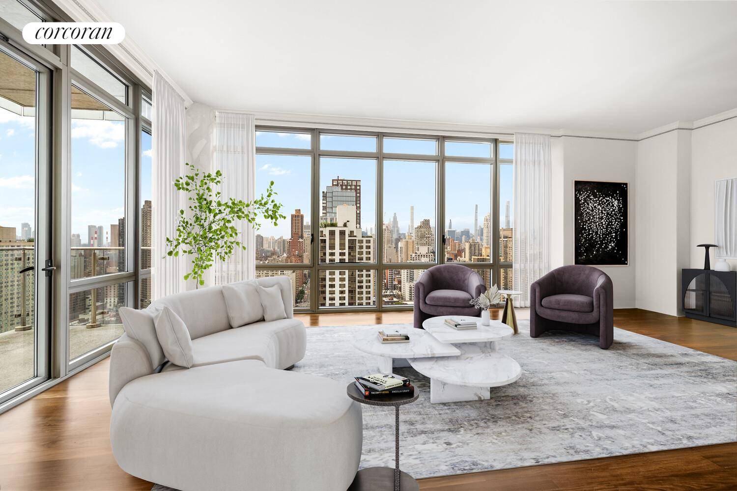Welcome to Residence 31CD at the Azure an expansive, light filled home boasting nearly 3, 000 square feet of refined living space, sweeping across the coveted southern, eastern, and western ...