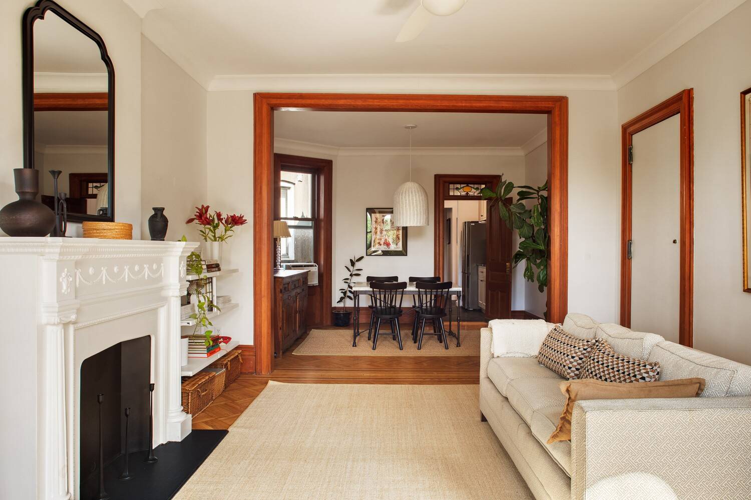 Parkside Elegance with Private Roof Deck Perched on the fourth floor of a distinguished pre war co op overlooking Prospect Park, Residence 4L at 156 Prospect Park West offers a ...