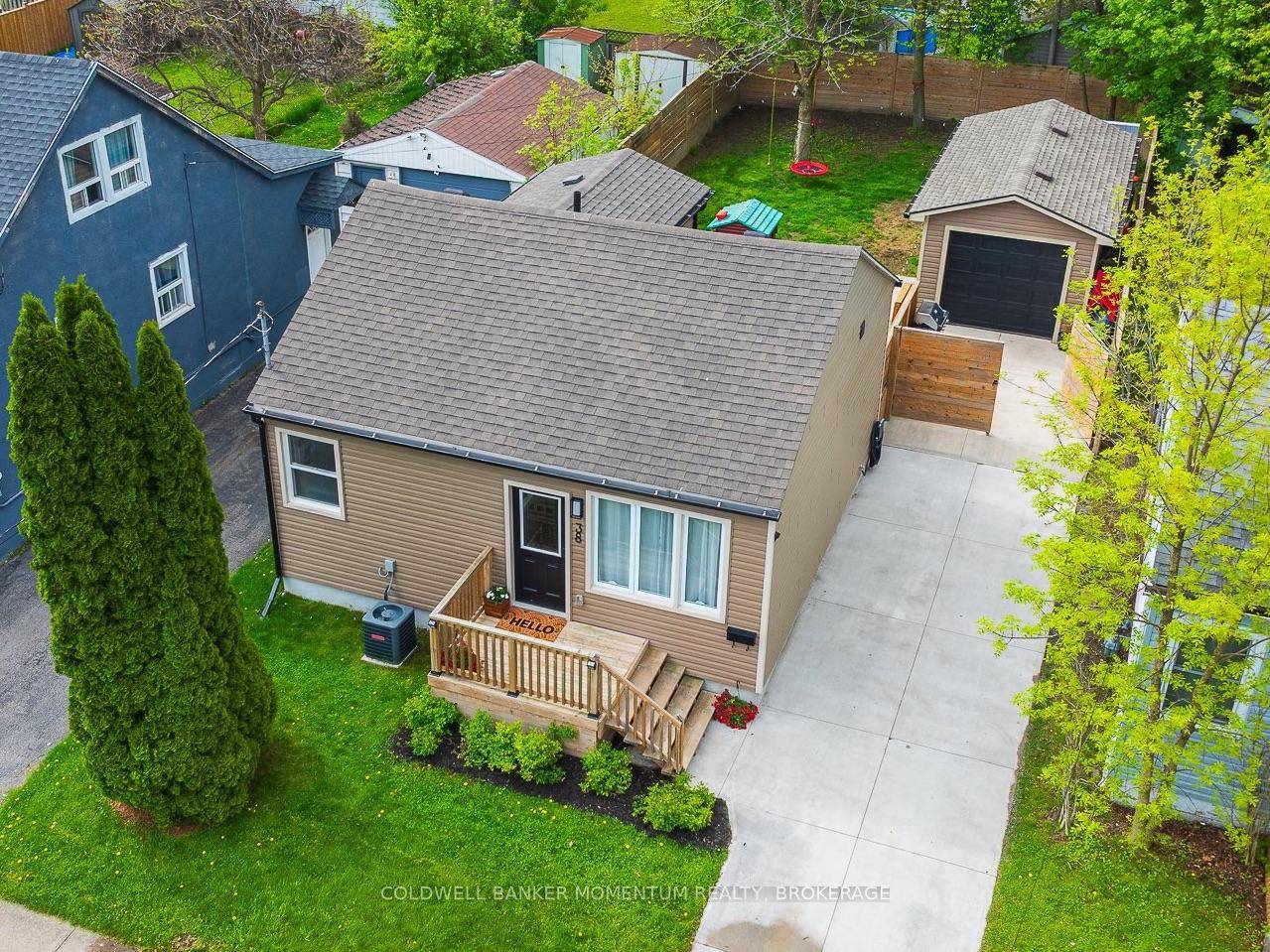 This charming 2 bedroom, 1 bathroom bungalow offers a delightful open concept layout, featuring 10ft vaulted ceilings in the living room and kitchen which features a massive eat in Island, ...