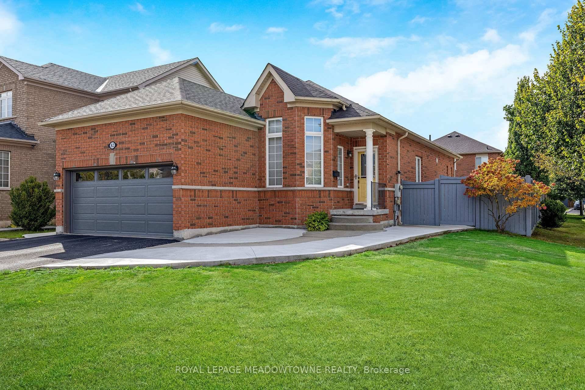 Introducing a rarely offerd maintenance free all brick bungalow with a fully fenced yard, no sidewalks to shovel and exterior access to rear yard on both sides via newly poured ...