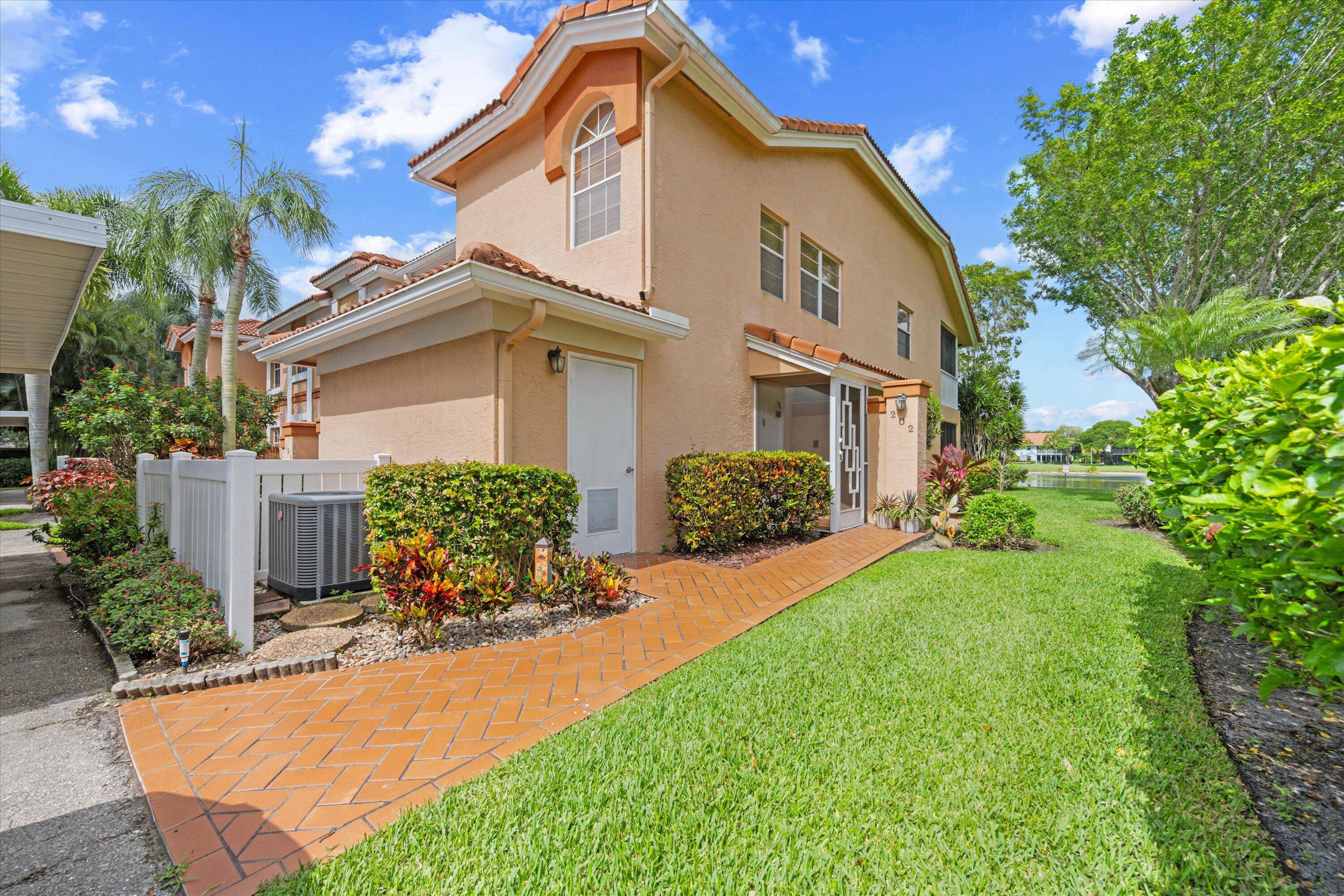 Beautifully renovated 2 bedroom, 2 bathroom residence with 1, 822 sq ft of living space in the sought after Palm Isles community.