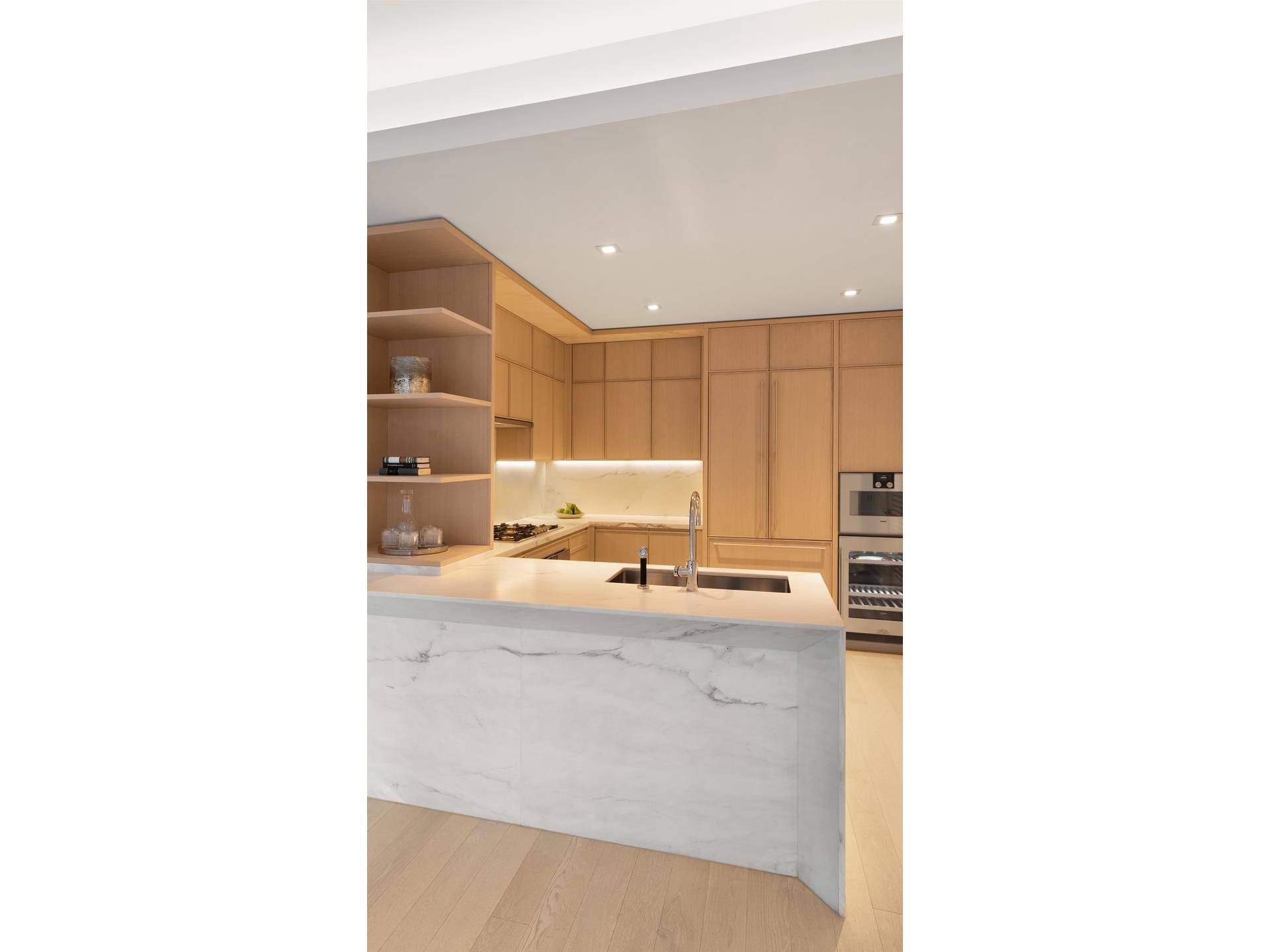 Immediate Occupancy. This expansive two bedroom, two bathroom residence designed by Champalimaud offers Southwestern exposures through floor to ceiling windows.