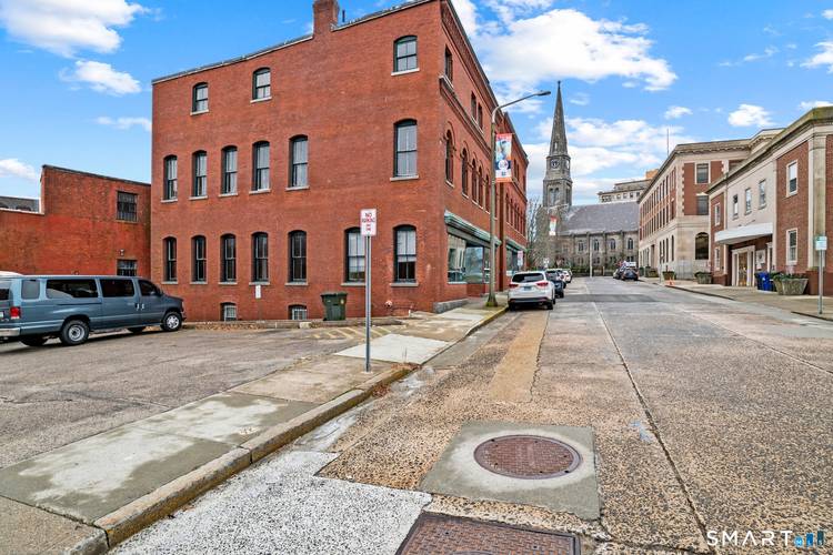Mixed use commercial and residential building available in downtown New London.