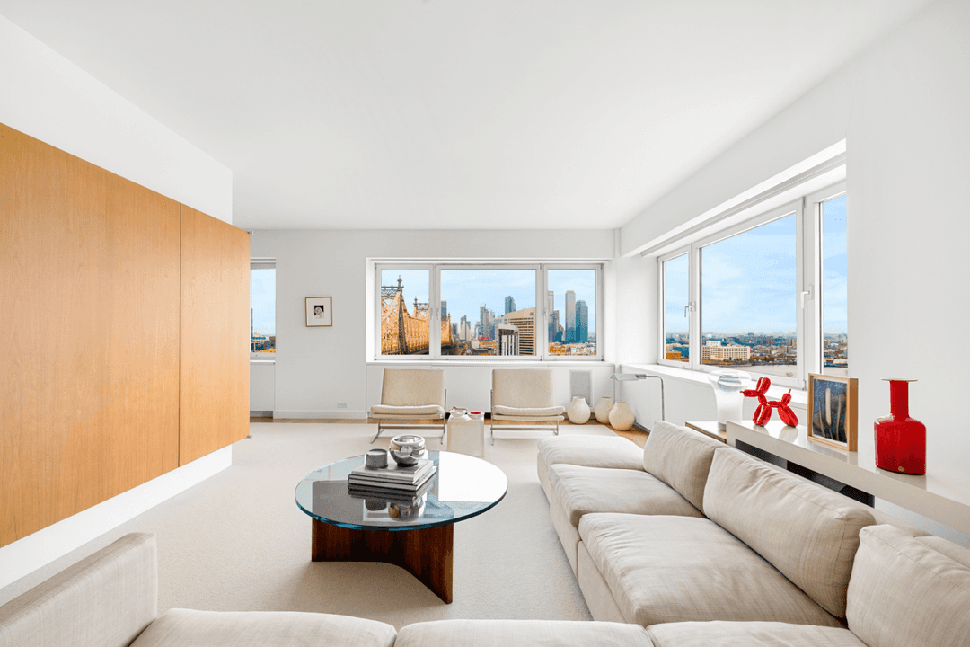 Be immediately dazzled by natural light and sweeping East River views upon entering this spacious 4 Bedroom 3 BR plus sizable service bedroom 4 Full Bath home in Sutton Place.