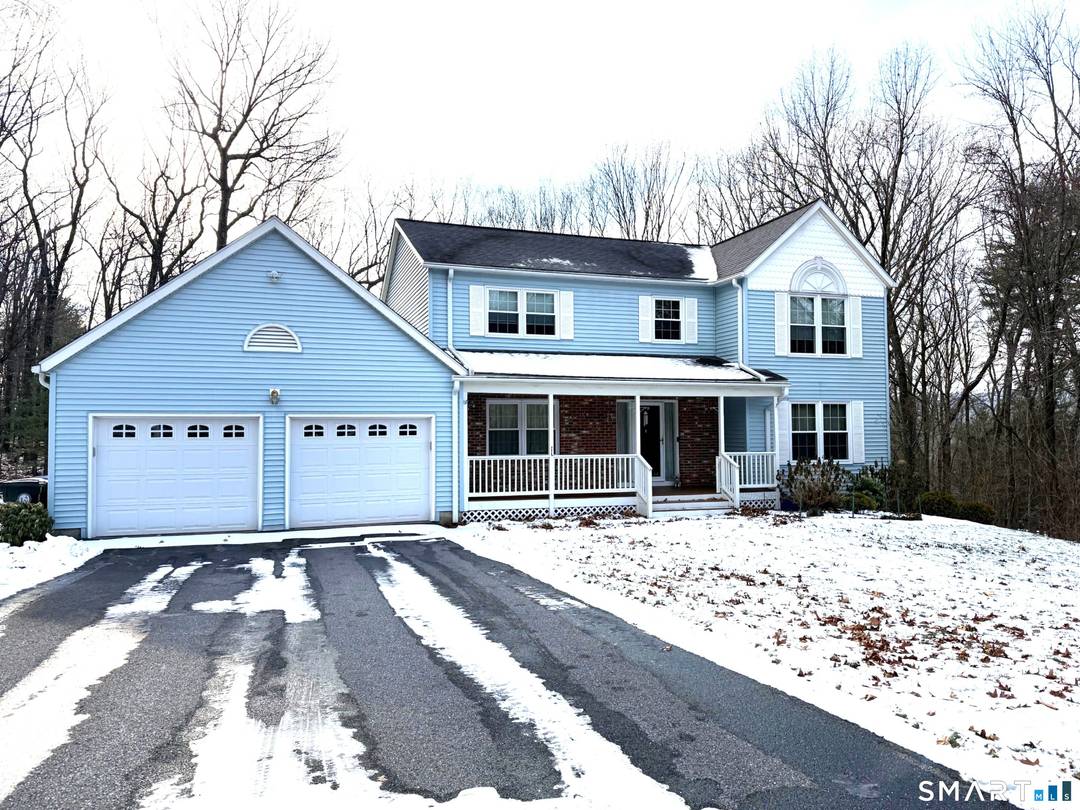 Centered in the cul de sac, you will find this beautiful Colonial home, nestled on 1 acres.