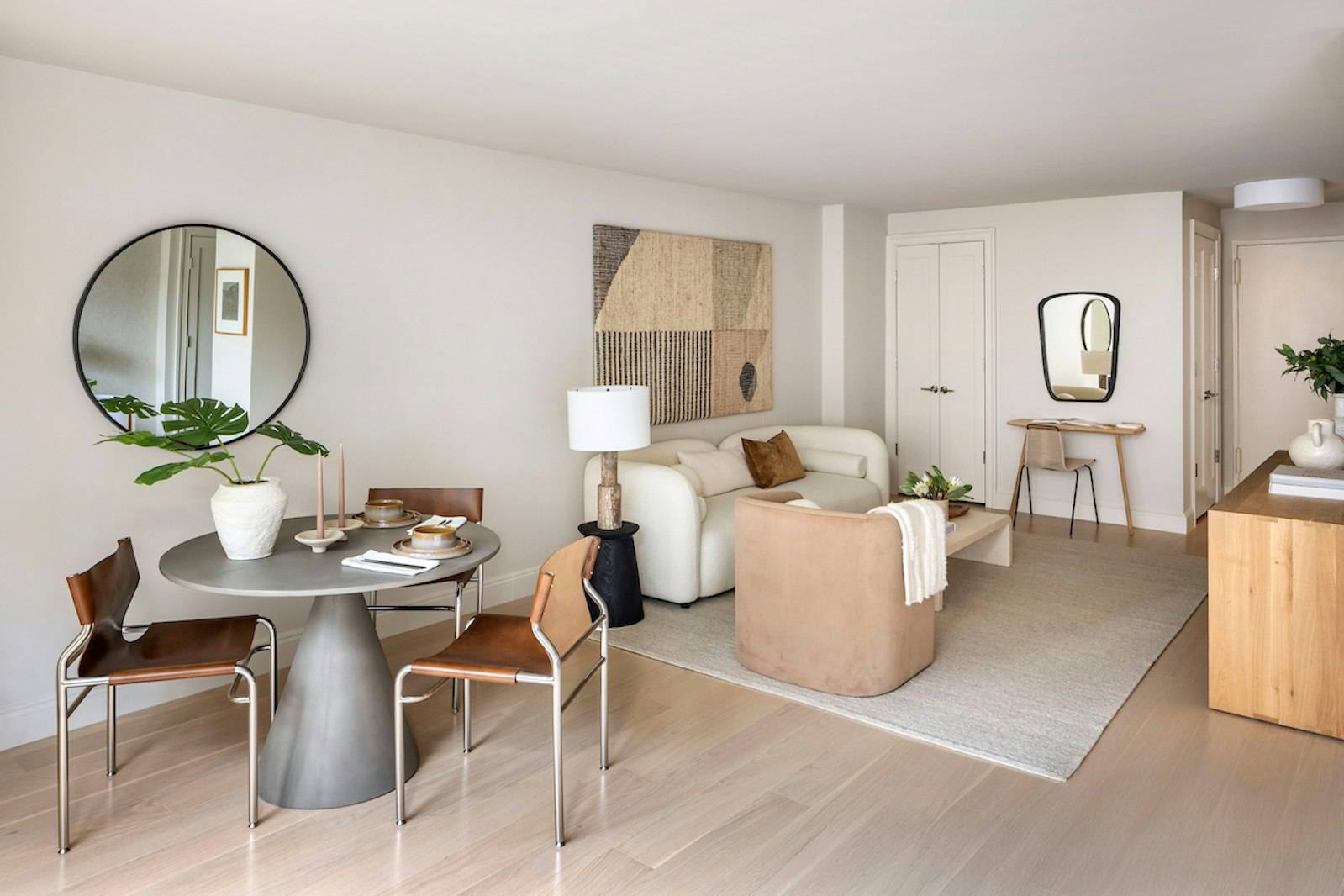 Enjoy eastern exposure and Broadway views from this studio residence at 155 West 68th Street.