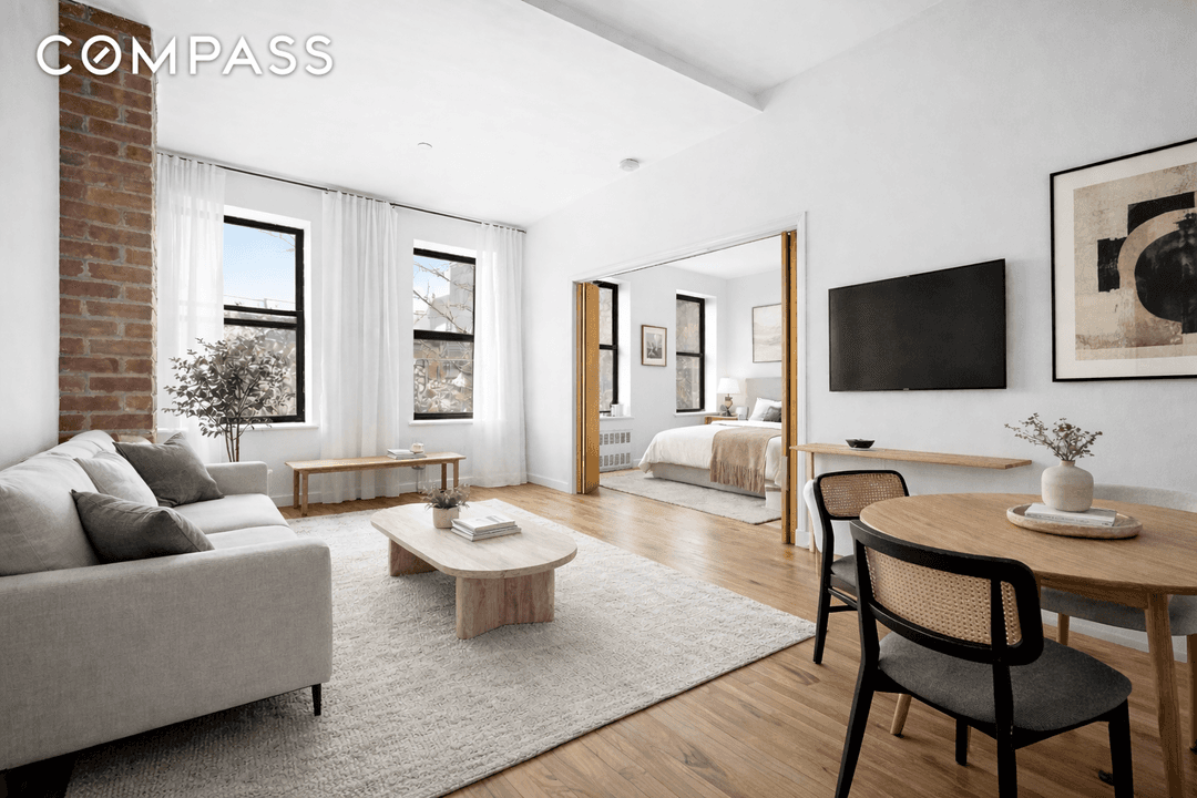 HDFC Co op 165 AMI Two Bedroom Duplex with Outdoor Space Welcome to 521 East 6th Street, Apartment 5S an HDFC cooperative offering a bright and spacious two bedroom, two ...