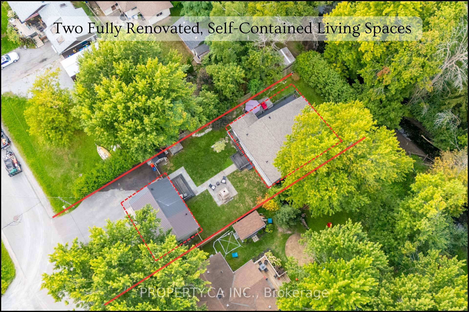 Discover an exceptional property featuring two fully renovated, self contained living spaces on one lot, just steps from the shores of Lake Simcoe.