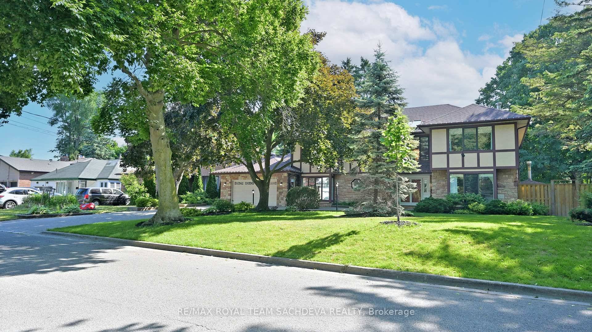 Custom Built 3, 513 square feet of luxurious living space on an estate size lot 95 150 feet 1100sqft Finished Basement, situated on a prestigious street lined with upscale homes.
