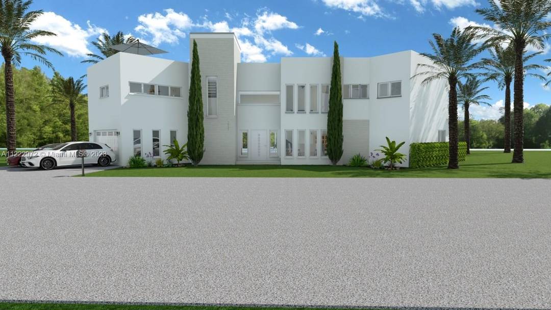 Amazing Modern Residence currently under construction.