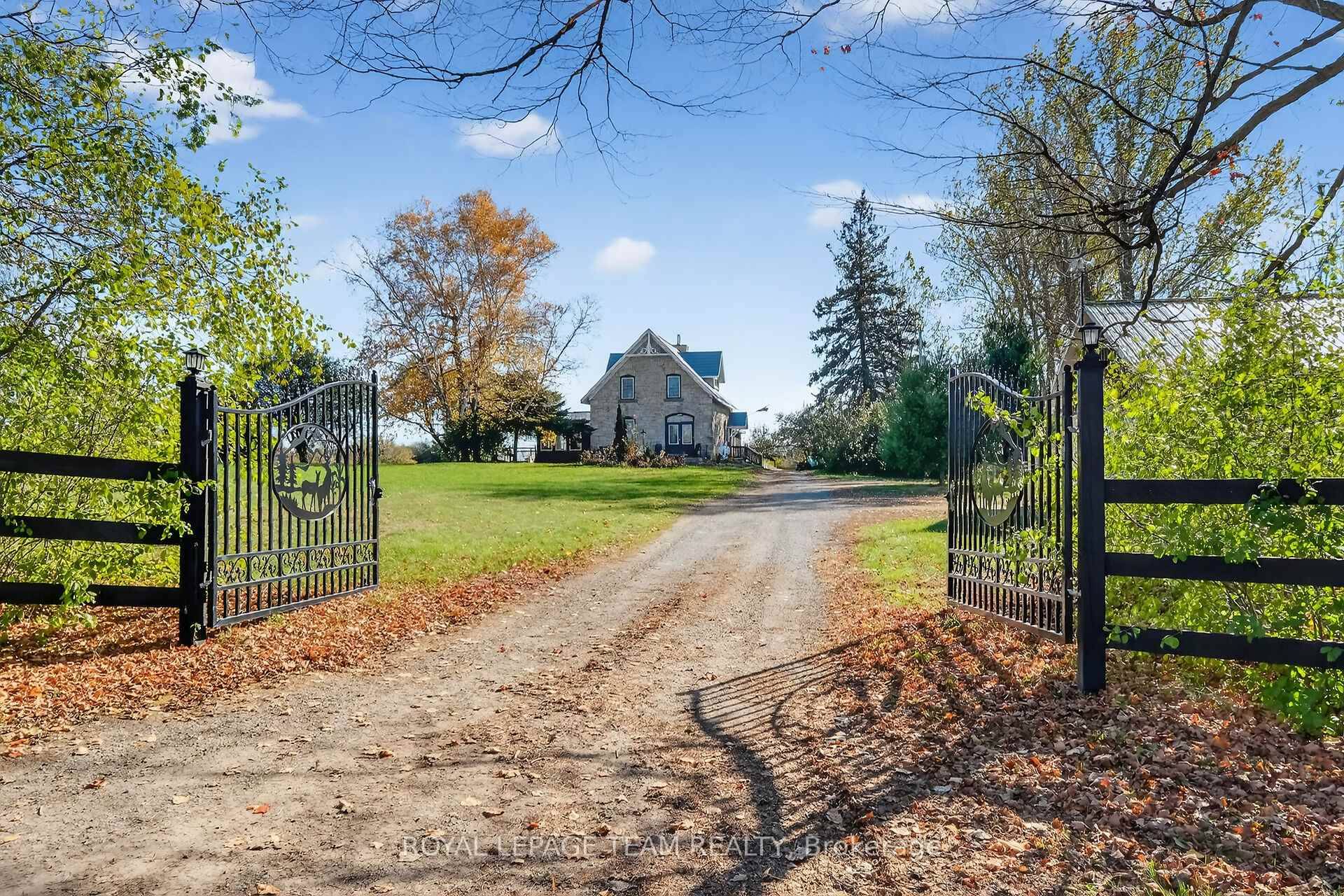 Just south of the growing town of SmithsFalls on a tree lined country road you will find this Century stone farm home.