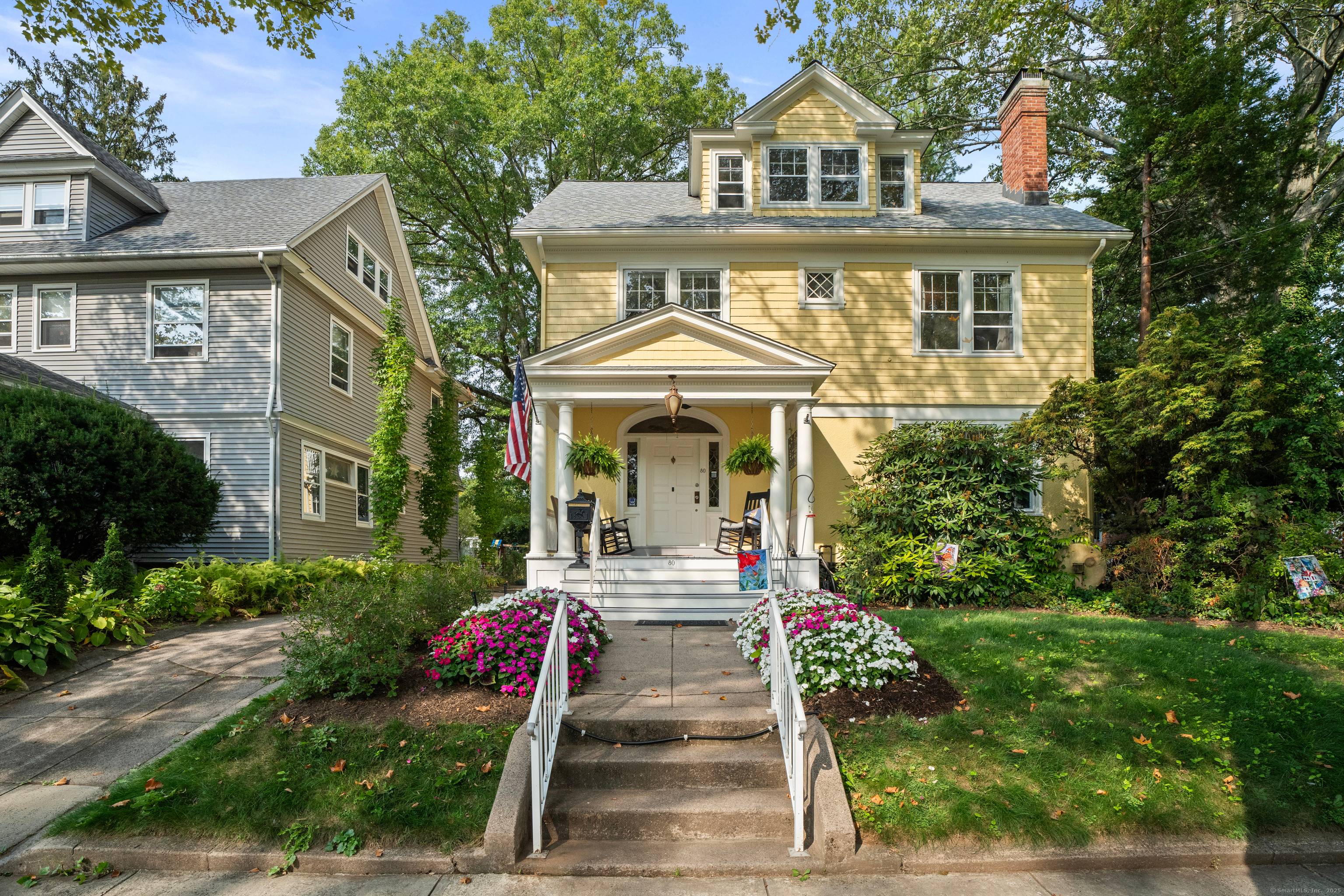 Whether it's cozy evenings by one of the two working fireplaces or quiet mornings with coffee on the front porch, this home has a comforting warmth that's both physical and ...