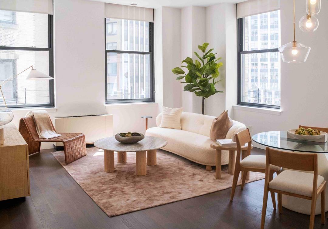 Two Bedroom, Two Bathroom Powder Room HomeThis meticulously designed two bedroom, two and a half bath residence offers an exceptional blend of spaciousness, comfort, and timeless sophistication.