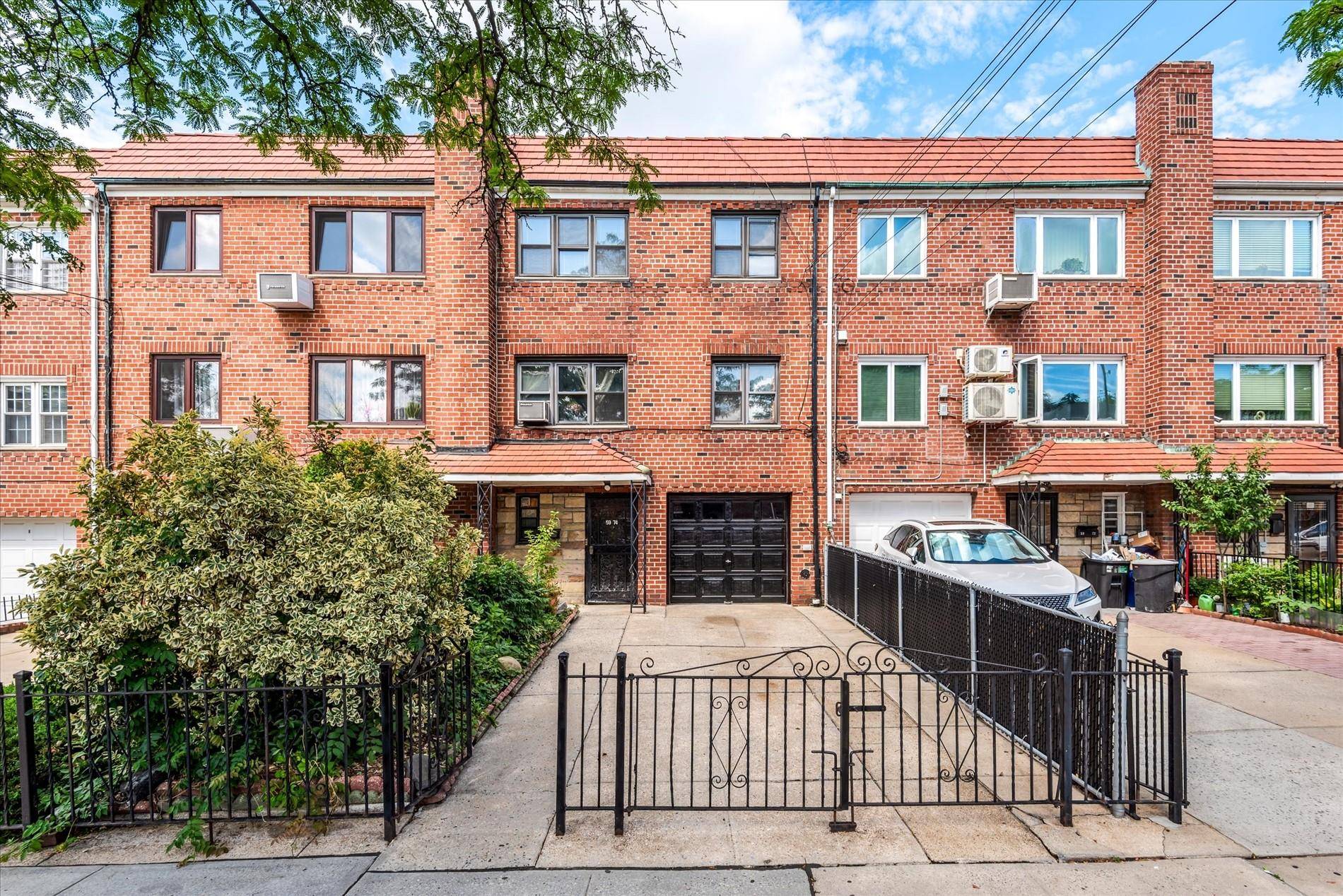Legal 2 family brick with walk in on ground level.