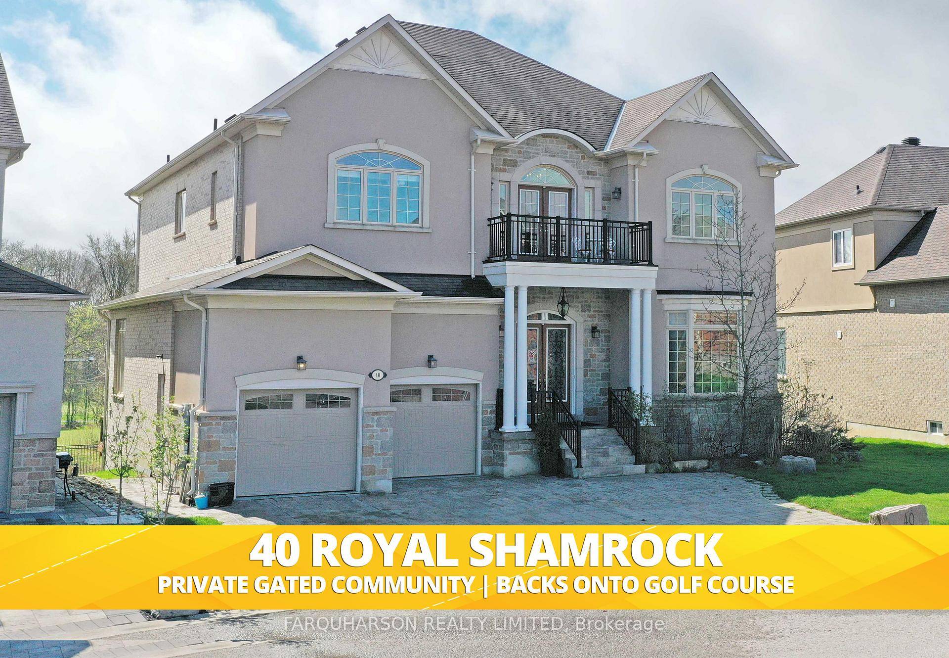Step into 40 Royal Shamrock Court welcomed by a grand foyer with soaring double height ceilings and over 6, 000 sq ft of total living space.