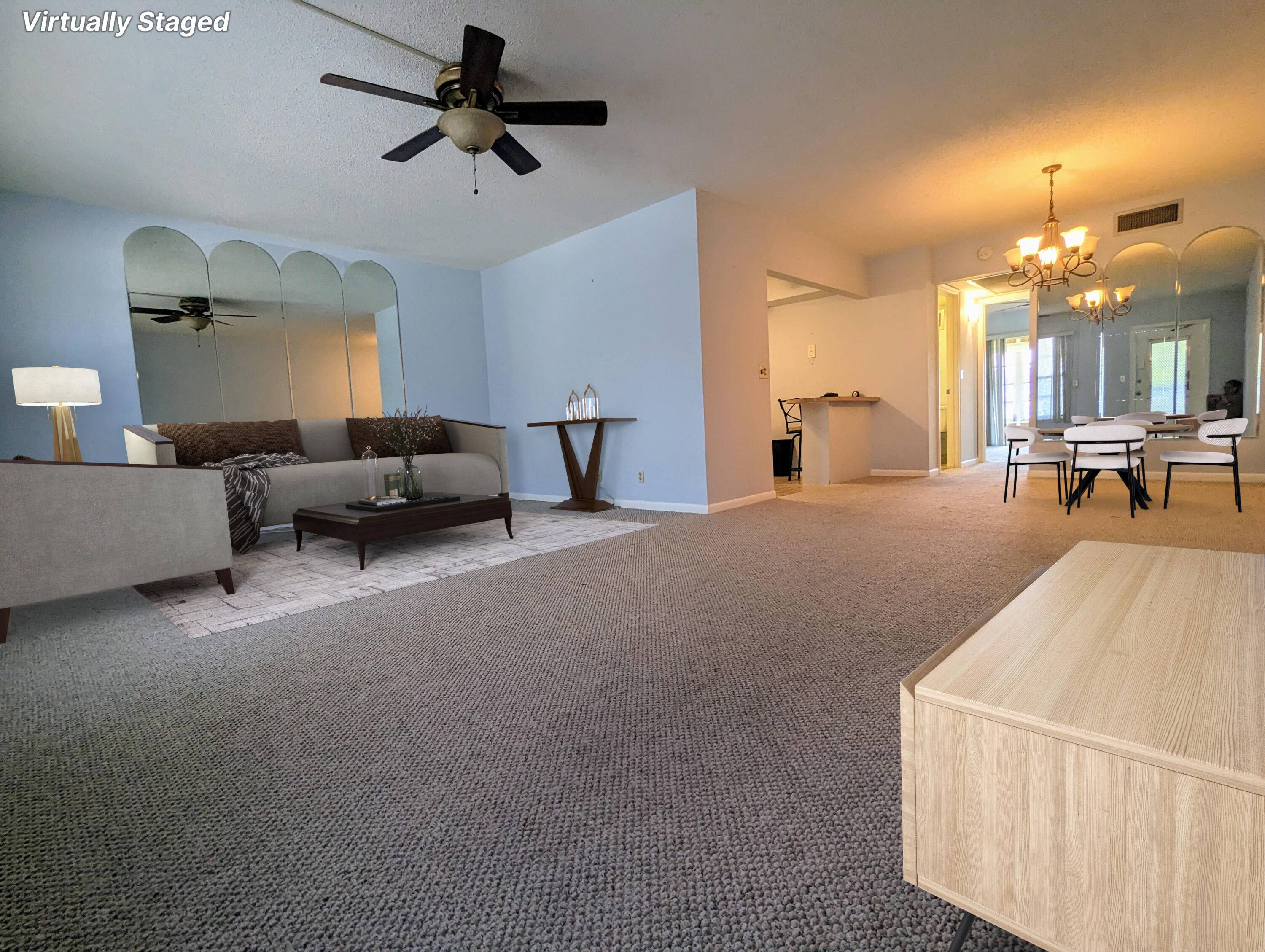 This large 912 total sf, 842 SF living area condo is a Waterfront 1 bedroom, 1.