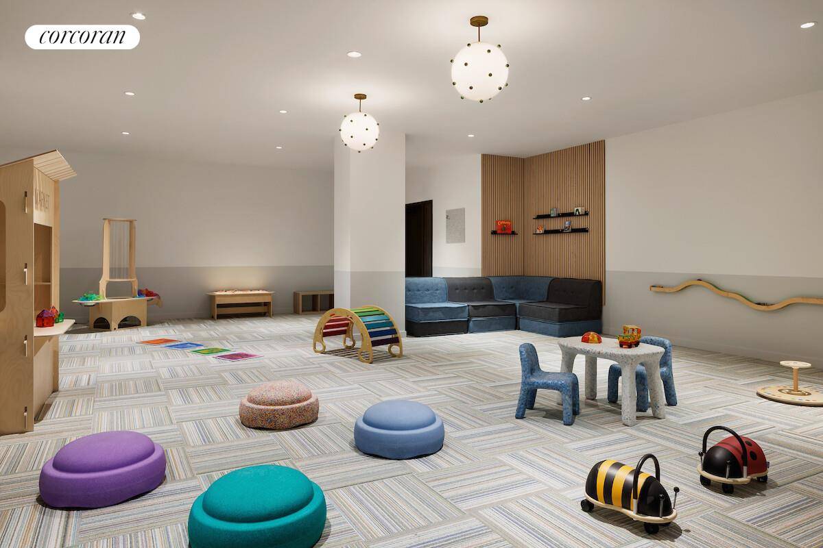 Southeastern Facing Designer one bedroom Corner unit with Park Slope streetscape and harbor views and private balcony only minutes from the F, G and R Subway lines and across from ...