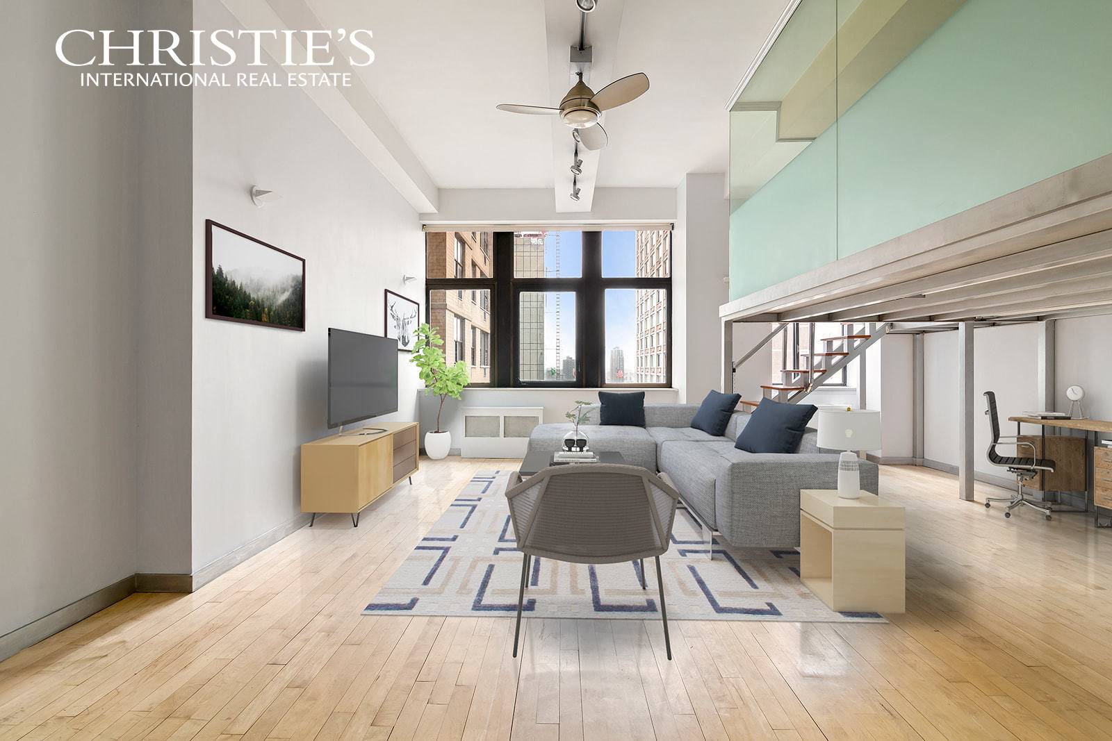 This home has been fully recreated into an amazing loft one bedroom with tons of additional space.
