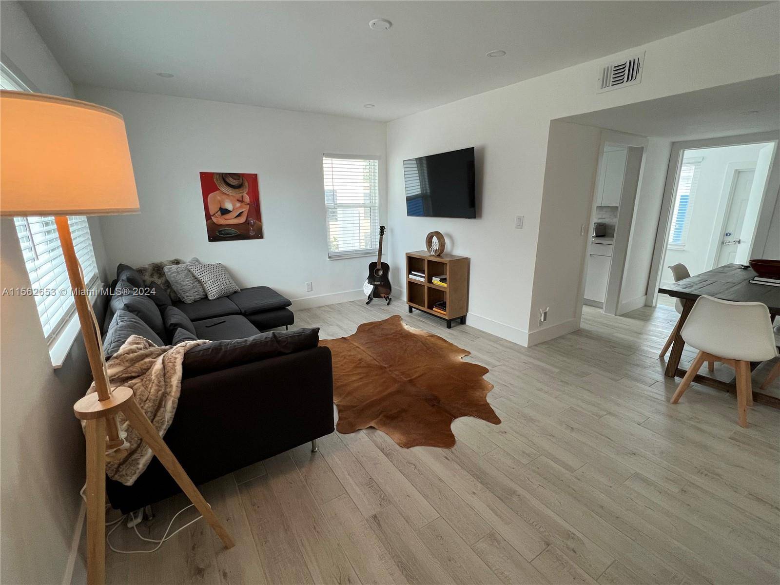 Beautiful furnished 2 brs 1 bath plus office in the heart of Coral Gables.