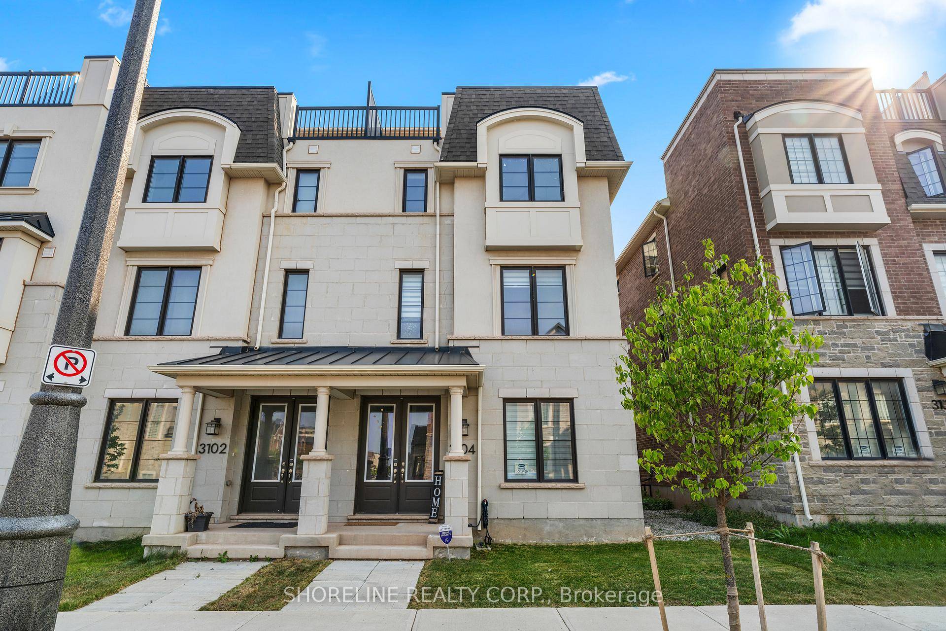 Welcome to 3104 William Cutmore Blvd, a 4 bedroom, 4 bathroom, 2, 333 SqFt end unit townhome for lease in one of Oakville's most exciting new communities.