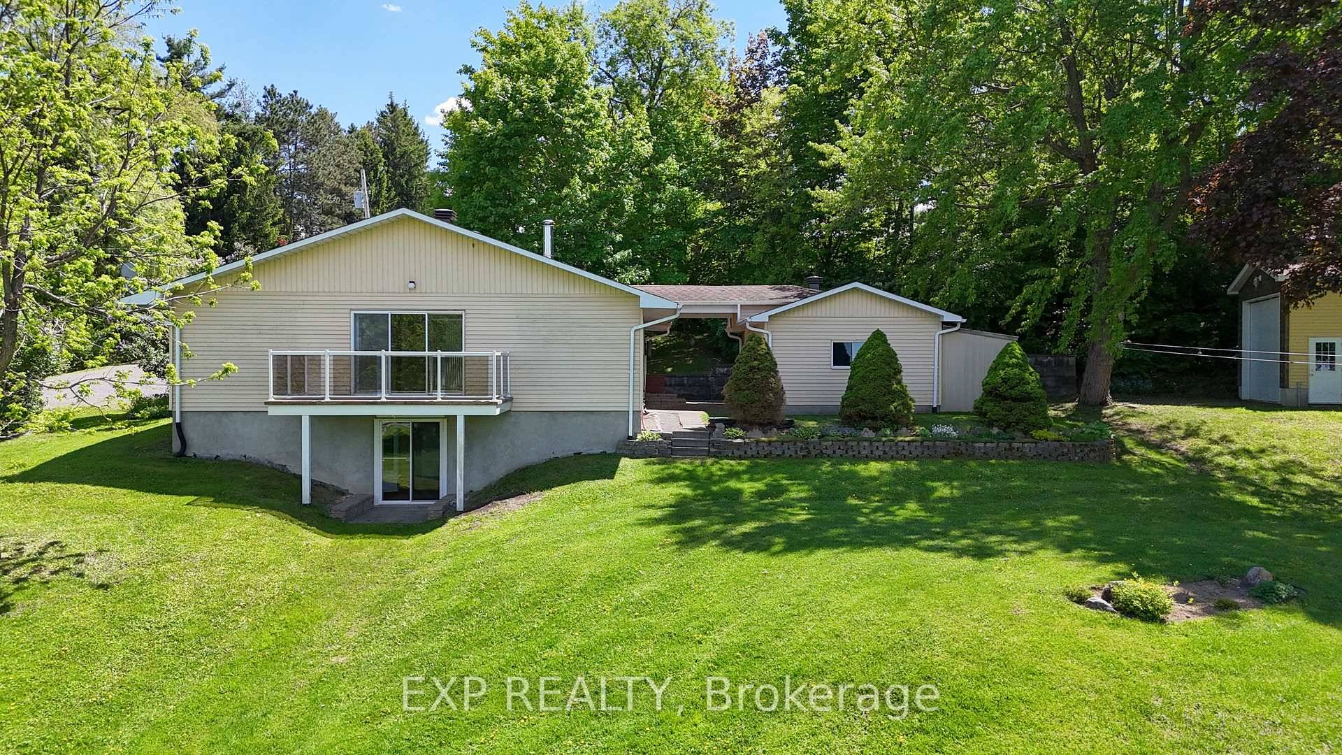 Set on over 3 acres with 350 feet of private shoreline, this rare waterfront property offers unmatched privacy, panoramic views of the Ottawa River, and direct access to the water ...