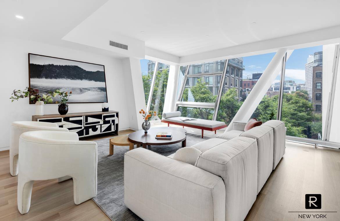 Welcome to Apartment 5 at 515 W 23rd Street, a truly exceptional full floor three bedroom, two bathroom condominium that offers breathtaking views of the iconic High Line.