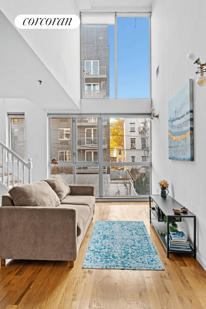 Apartment 2B is a sleek, loft inspired one bedroom duplex located in the heart of Williamsburg.