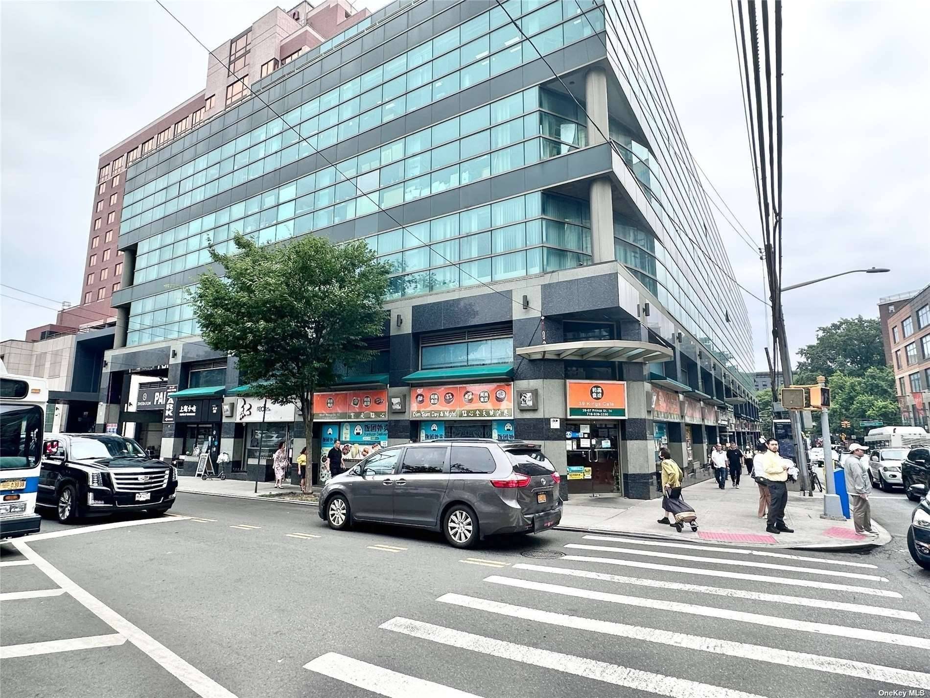 Second floor commercial space for rent.