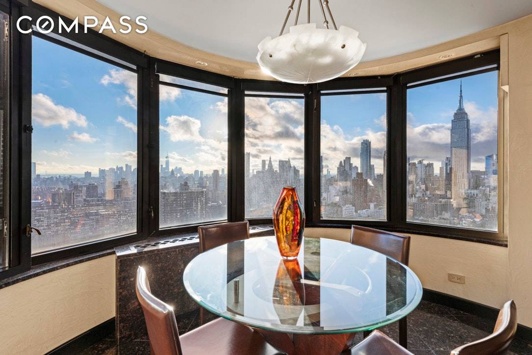 Residence 45A at the Corinthian is a very large beautifully renovated one bedroom, two bathroom space that heaps natural light from its southern exposure.