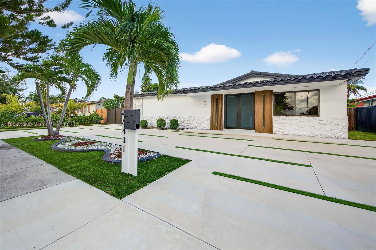 Bask in modern sophistication in this fully reimagined 5 bed, 4 bath Miami pool amp ; canal home.