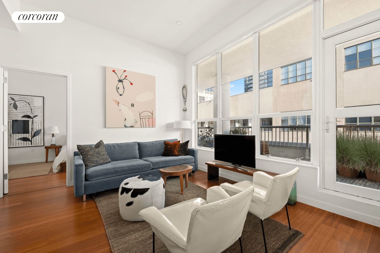 Experience the Best of Loft Living in a Waterfront Landmark Welcome to Residence A 602 at the Austin Nichols House Condominium, a rare and coveted split two bedroom home with ...